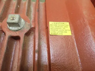 Textron Cone Drive UU60-120 Double Reduction Gearbox 625:1 Speed Reducer 2.88RPM