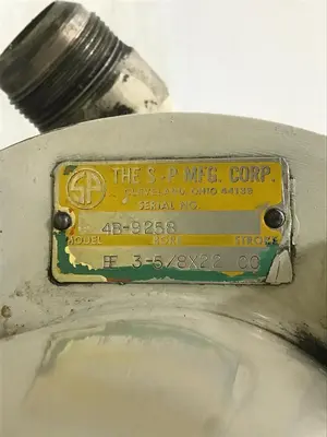USED S-P MFG BE 3-5/8X22 CC