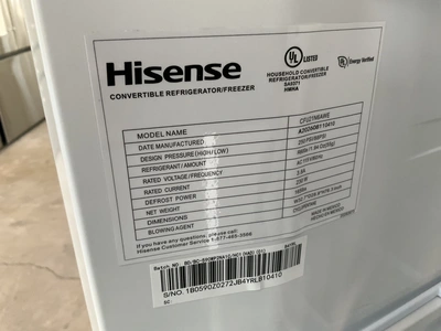 Used HISENSE CFU21N6AWE Freezers Michigan US | Miedema Asset Management Group #1769157