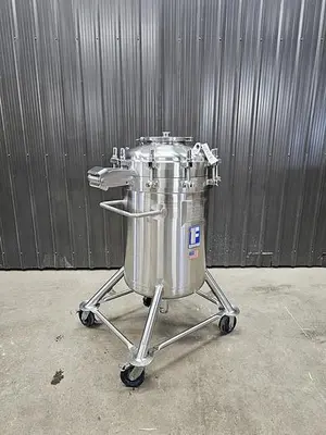 Used Feldmeier 60 Gallon Tank (Vessel), 316L Stainless Steel, Full Vacuum