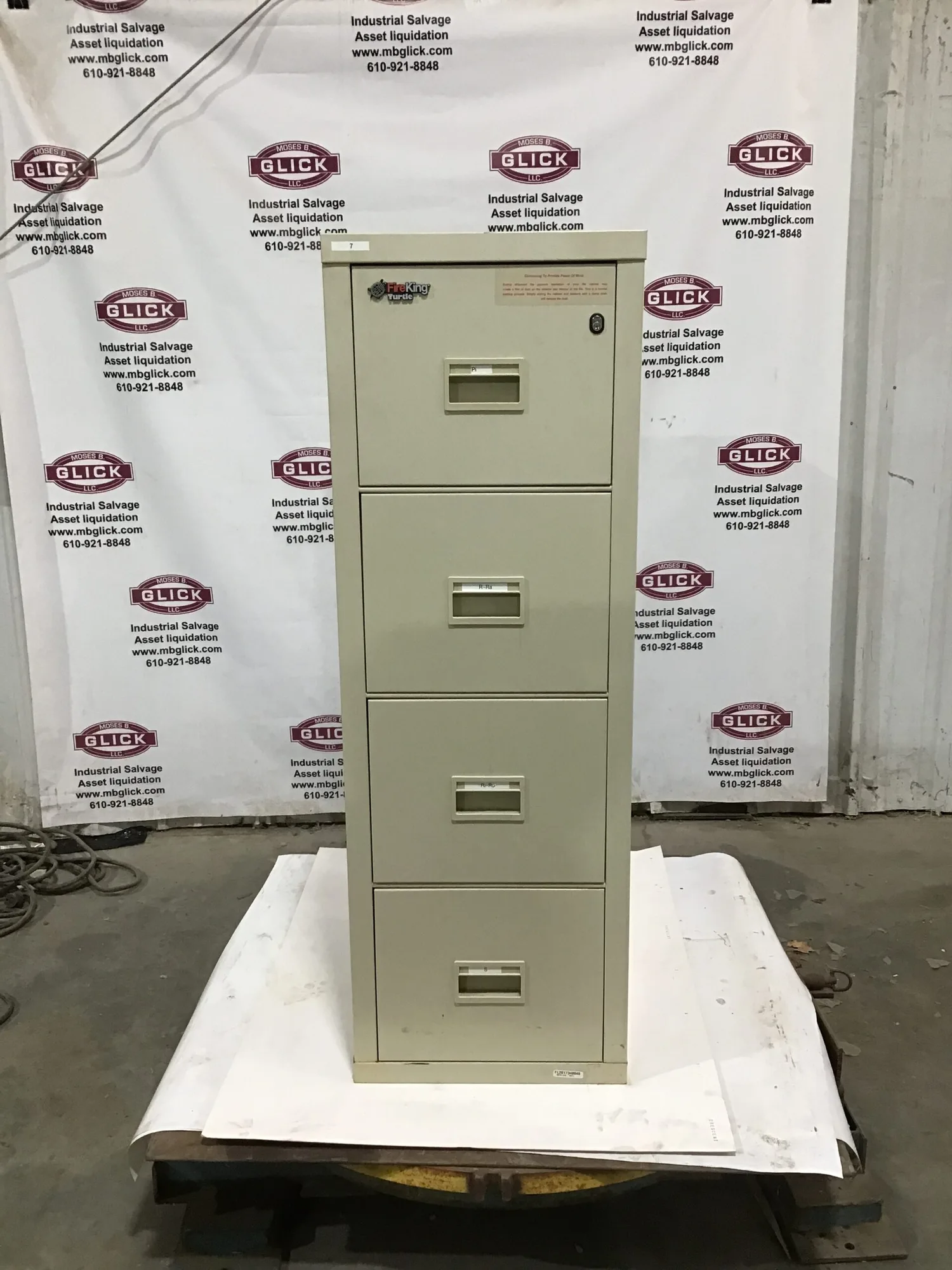 FireKing Turtle Series – Space Saving Vertical File Cabinet – 1-Hour Fire Rated
