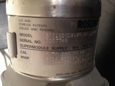 USED Rosemount 3051S2CD2A2B12A1