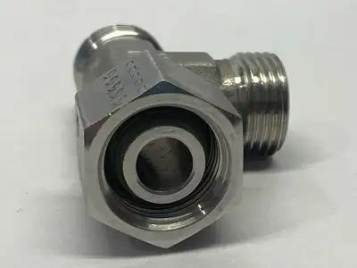 D6565-L12-L12-SS | Brennan Industries D6602-L12-L12-L12-SS-X Tee Without Nuts M18x1.5 - New Other