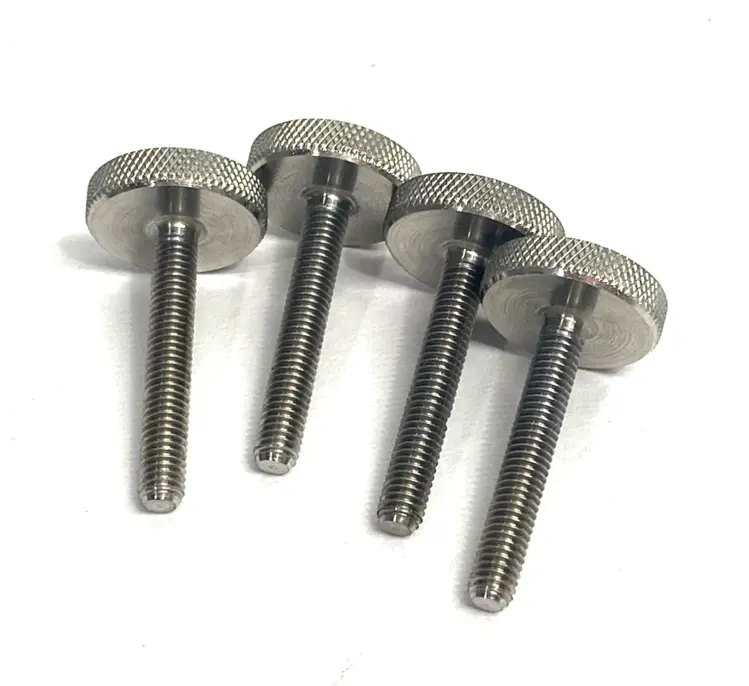 Used UNBRANDED KNURLED-HEAD THUMB SCREW, 10-32 THREAD, 1-1/4" LONG Nuts & Screws Michigan US | Maverick Industrial Sales #1091897