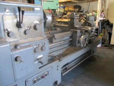 20.5" x 60" Webb, gap bed engine lathe, tooling