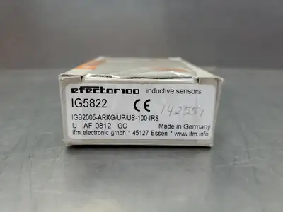IFM EFECTOR IG5822 (IGB2005-ARKG/UP/US-100-IRS) Inductive Sensor. 5E-2/1
