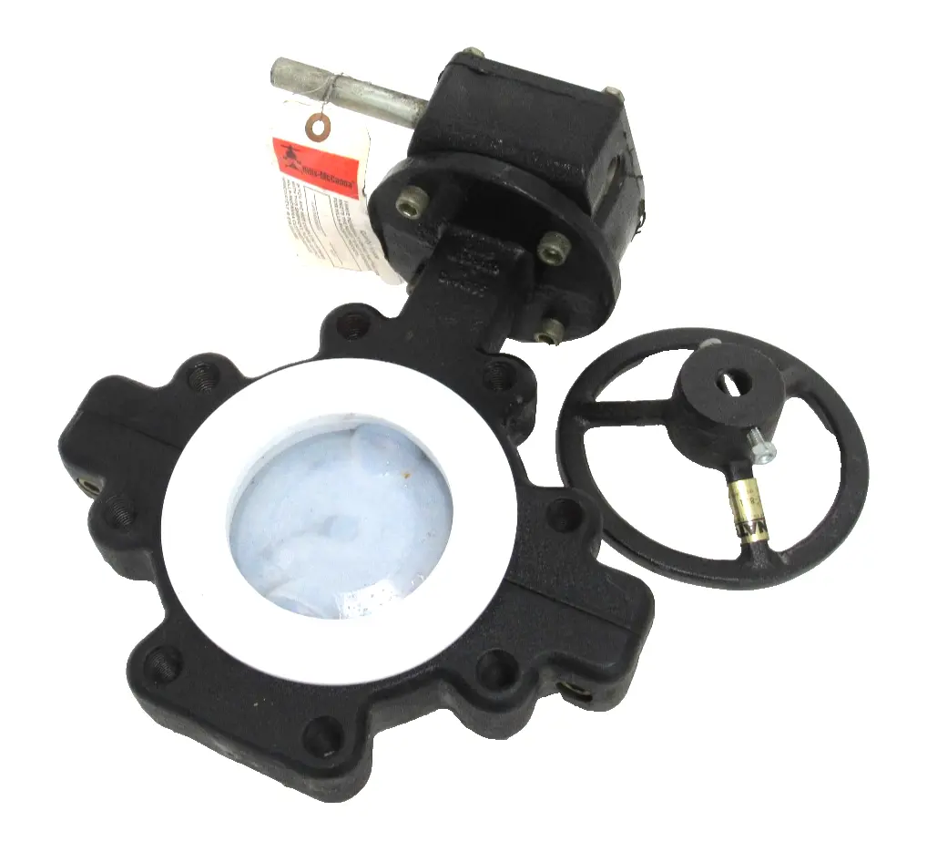NEW HILLS MCCANNA C160520-04 BUTTERFLY VALVE 4" 7D-33-2236