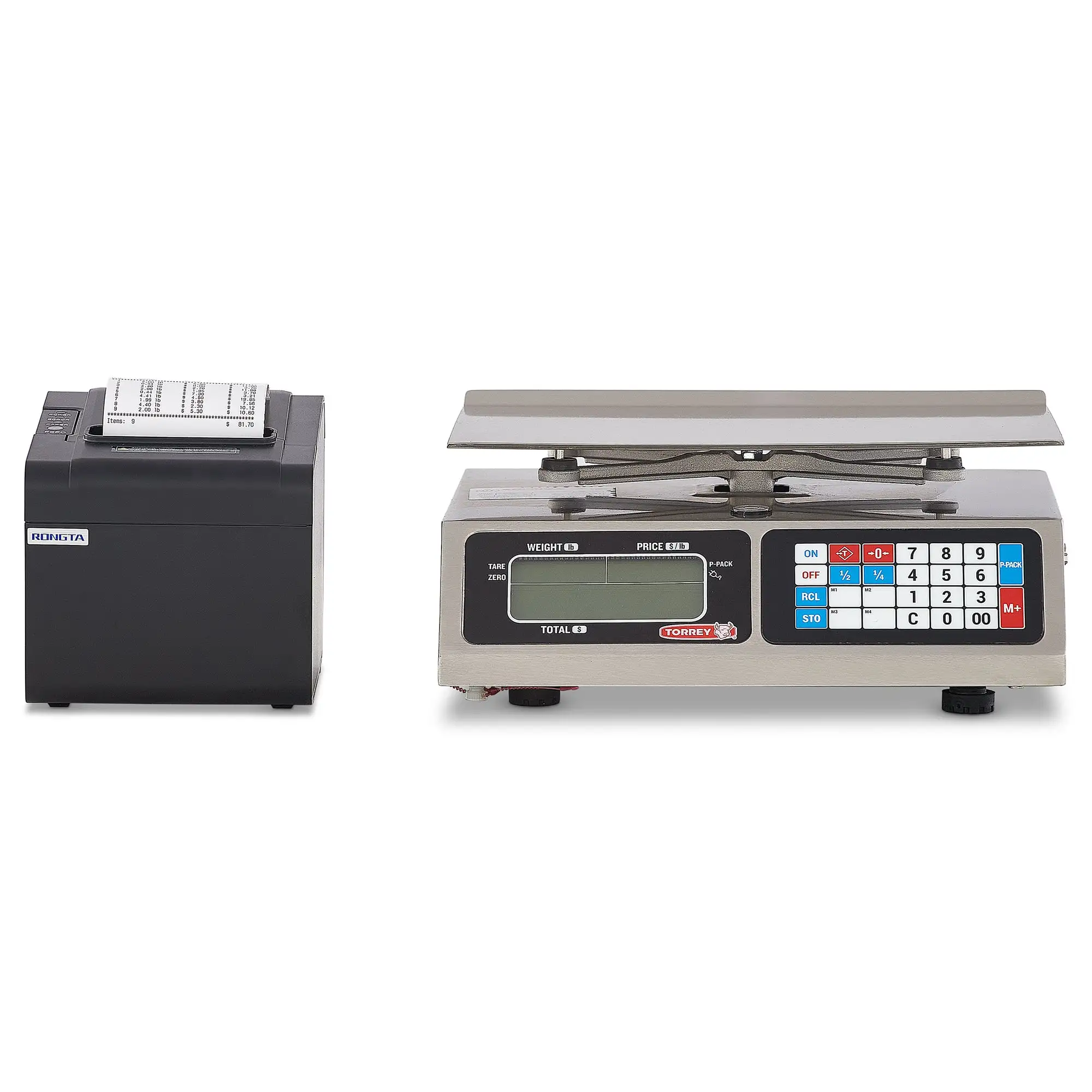 Tor-Rey L-PC-40L HSC - 40 Lb. Digital Price Computing Scale W/ Printer Included