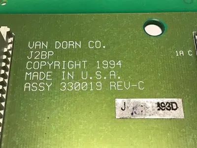 USED VAN DORN PC330-019 330-019