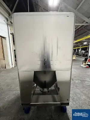 USED TOTE Systems 48" x 42" x 10"  Tote Systems Stainless Steel Transfer Bins