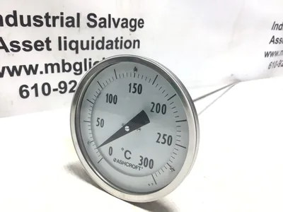 Ashcroft Stainless Steel 0-300 °C Thermometer