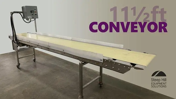 11.5' Flat Belt Conveyor