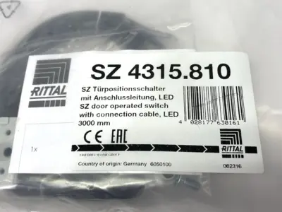 NEW RITTAL DOOR OPERATED SWITCH W/ LED CONNECTION CABLE 3000MM