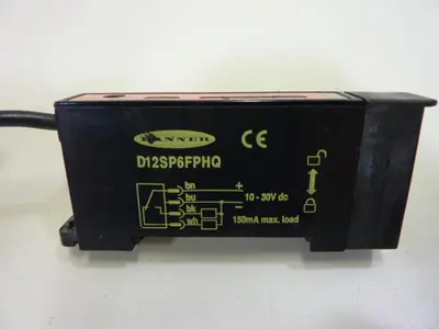 USED BANNER ENGINEERING D12SP6FPHQ
