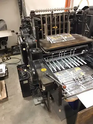 Heidelberg SB 28 Inch wide Diecutter