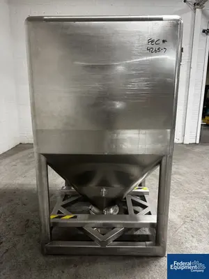 USED Servolift 1500 Liter Servolift Bin, Stainless Steel