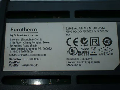 Used EUROTHERM 2216E/AL/VH/R1/R1/RF/2YM/ENG/XXXXX/EU0523 Temperature Controls Ohio US | HGR 24 #802932