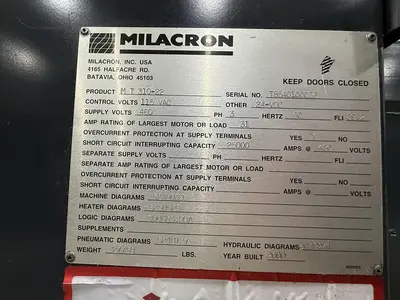 USED 2000 FERROMATIK MILACRON MT310-22