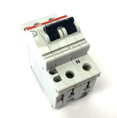 Used ABB Miniature Circuit Breaker 2-Pole w/ Auxiliary Contact Circuit Breakers Michigan US | Maverick Industrial Sales #1389439