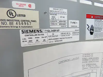 Used SIEMENS _UNKNOWN_ Starters Indiana US | Arrow Industrial #1408076