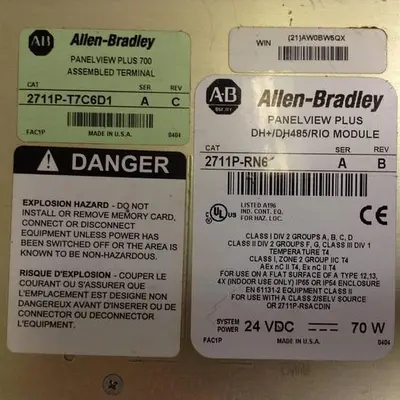 USED ALLEN BRADLEY 2711P-RN6 SER A