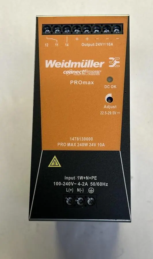 Used WEIDMÜLLER 1478130000 Miscellaneous Equipment (Electrical & Power) | Surplus Asset Holdings #1201624