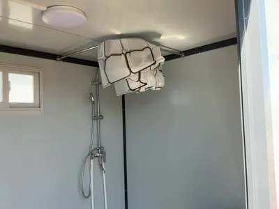 New 2026 SDLANCH Mobile Bathroom, Type IRMT, Approx. 82-1/2”x74-1/2”x93” tall, Has Sink, Toilet, Sho...