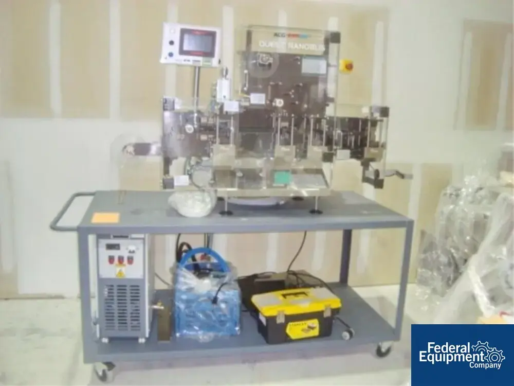 USED PAM Pharmaceuticals ACG Pan Blister Pack Machine, Model Quest Nanoblis