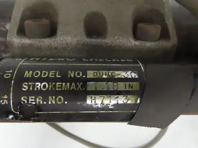 Drillunit DUHC-30 Drill Unit 3.93" Stroke 800 RPM w/Adj Hydro Checker DUHC-30
