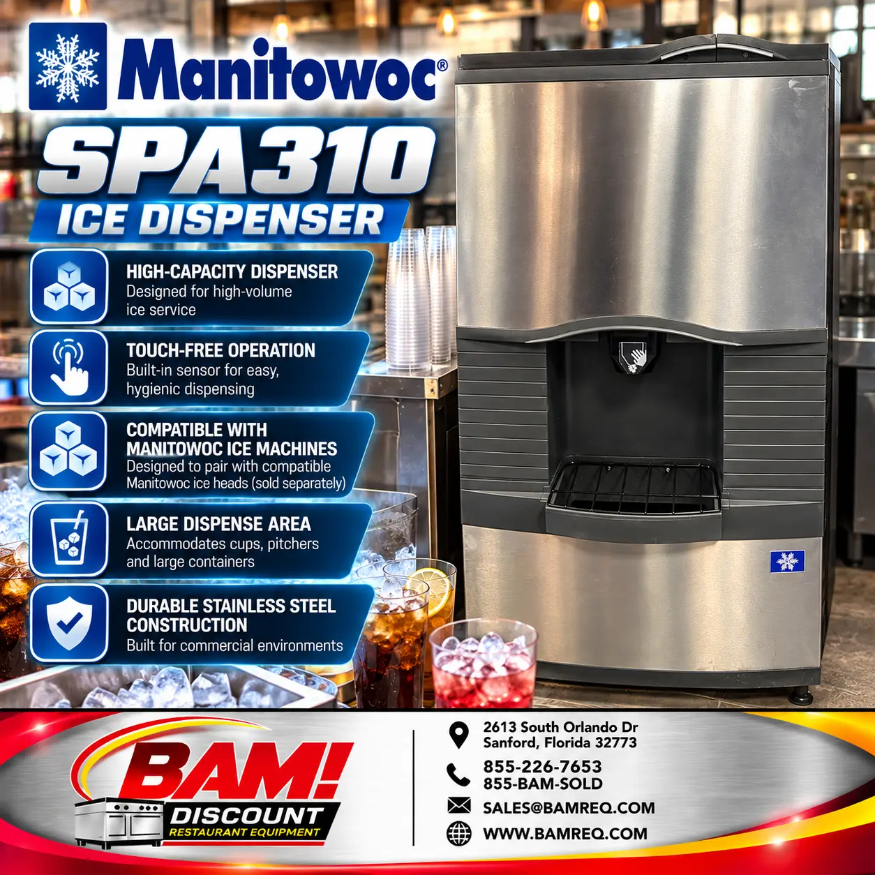 Used MANITOWOC SPA310 Beverage Dispensers Florida US | BAM Discount Restaurant Equipment #1505855