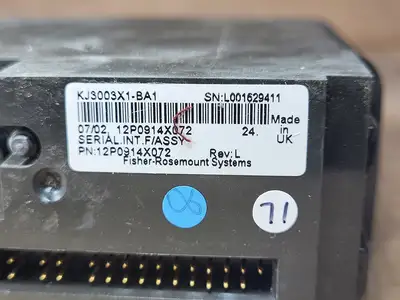 USED FISHER-ROSEMOUNT KJ3003X1-BA1