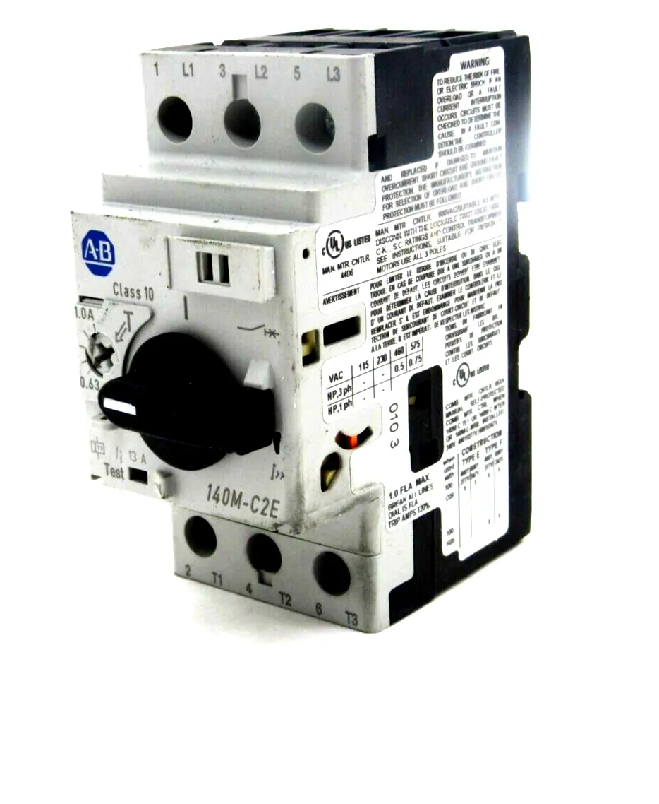 ALLEN BRADLEY 140M-C2E-B10 CIRCUIT BREAKER 140MC2EB10 NEW , SURPLUS
