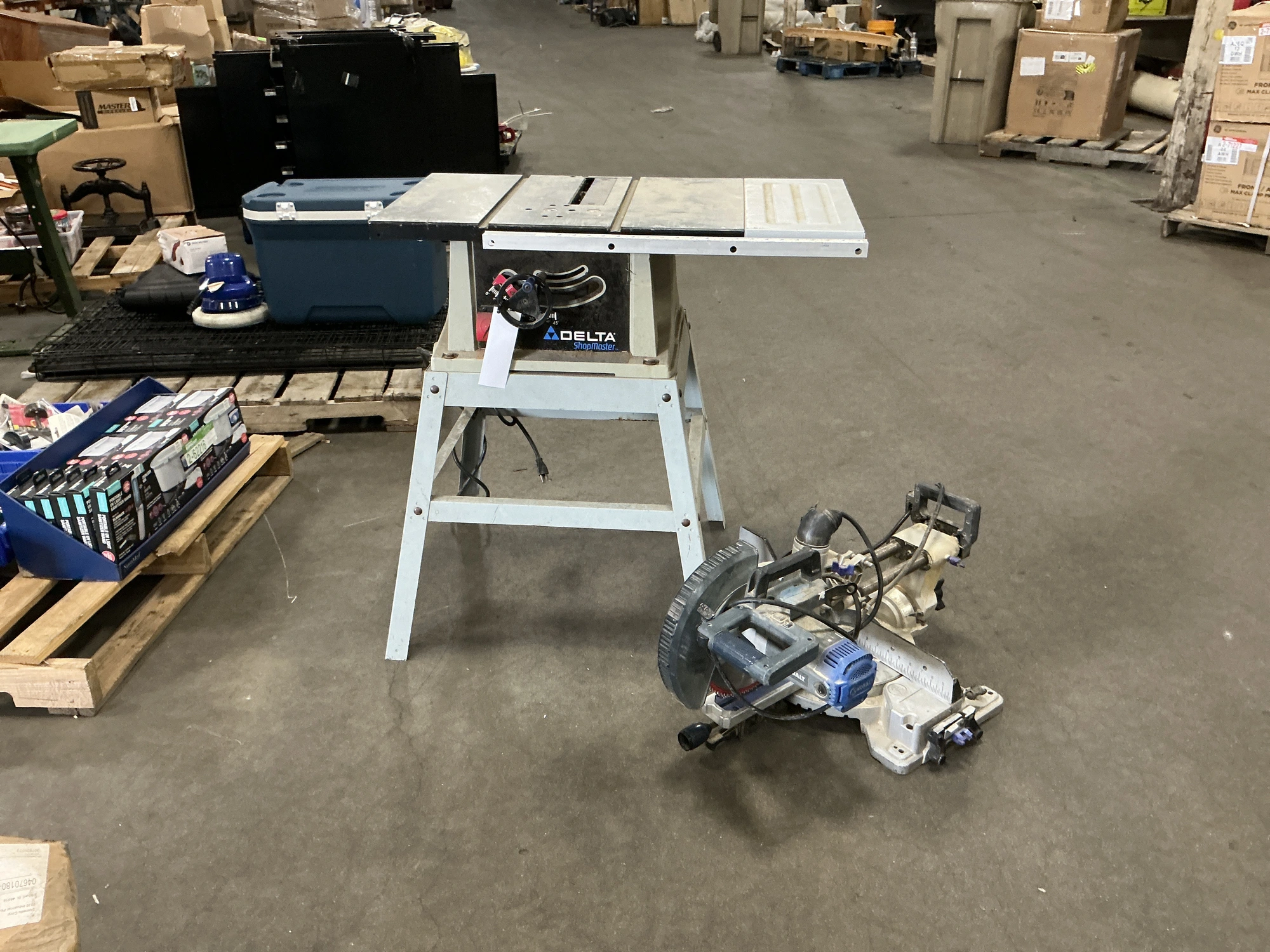Used DELTA SHOPMASTER TS220LS Woodworking Table Saws Michigan US | Miedema Asset Management Group #1320243