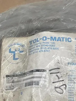 New | in-Stock TOL-O-MATIC TOL-O-MATIC 10249002 Misc Electrical & Power Parts | ND Industrial Surplus #1212720