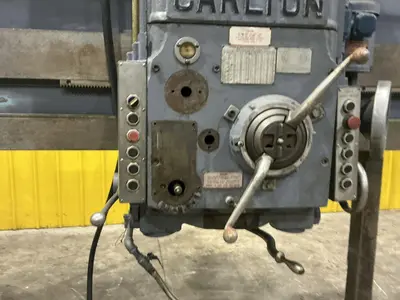 6' X 19" CARLTON HEAVY DUTY RADIAL DRILL: STOCK #11080