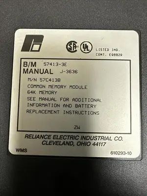Used RELIANCE ELECTRIC 57C413B Industrial Controls Ohio US | Surplus Asset Holdings #1244903