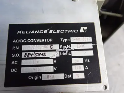 USED RELIANCE ELECTRIC S6R 512