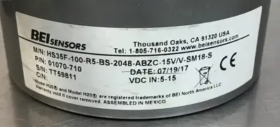 USED BEI SENSORS P/N: 01070-710