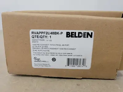 NEW BELDEN RVAPPF2U48BK-P