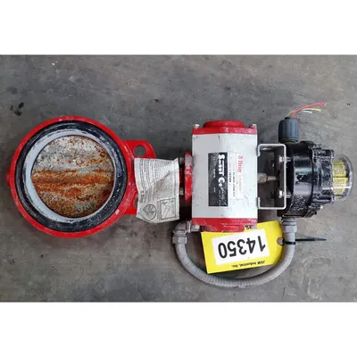 Used Bray 6" Wafer Butterfly Valve - Automated