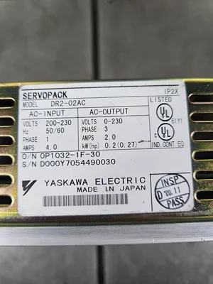 YASKAWA SERVOPACK DR2-02AC Tooling | GMT (8)