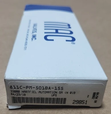 NEW MAC 811C-PM-501BA-155