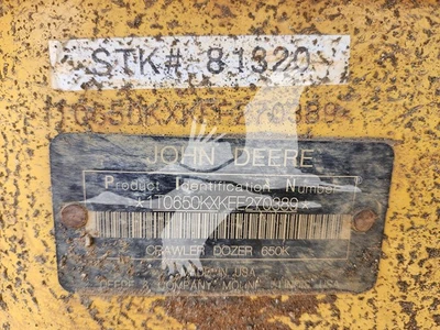 USED 2014 DEERE 650K LGP