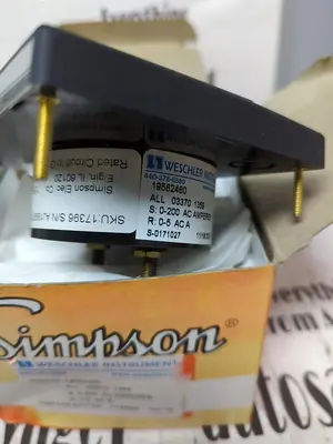 New | in-Stock SIMPSON 0-200 AC Meters - Misc | Surplus Asset Holdings #1206837