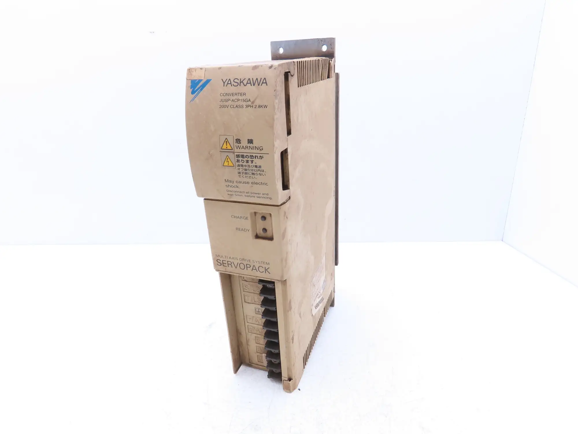 Yaskawa JUSP-ACP15GA Drivepack Converter Unit 200-230VAC 3Ph In 280-330VDC Out