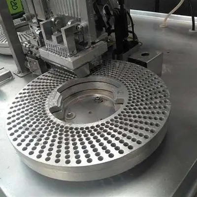 Pharmafill Model CF2 Stainless Steel Semiautomatic Filler