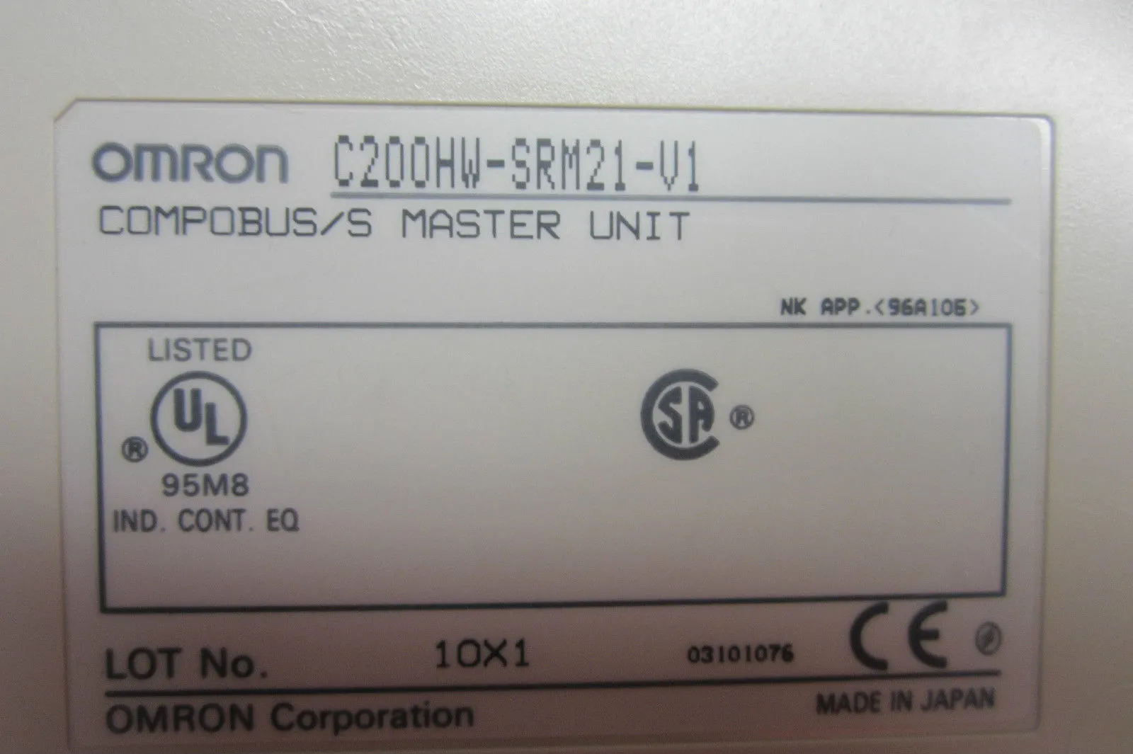 USED OMRON C200HW-SRM21-V1 INTERFACE MODULE C200HWSRM21V1
