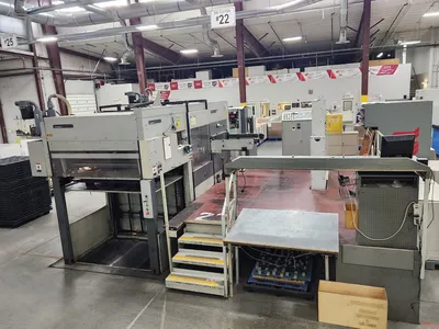 USED 1985 BOBST Autoplaten SP 142E