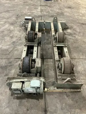 20,000 LB (10 TON) ARONSON MODEL #WRD10 POWERED TANK TURNING ROLLS, DRIVE & IDLER: YOBRO #25145