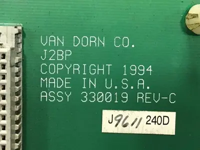 USED VAN DORN PC330-019 330-019